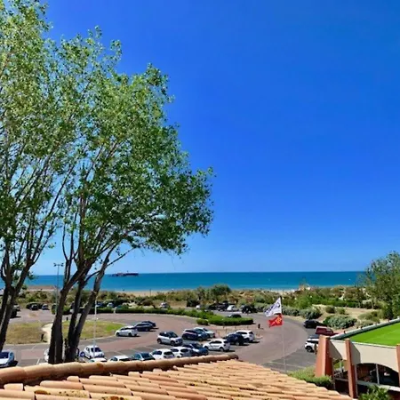 T2 Avec Piscine, Parking Et Terrasse Vue Au Cap D'agde - Fr-1-607-45